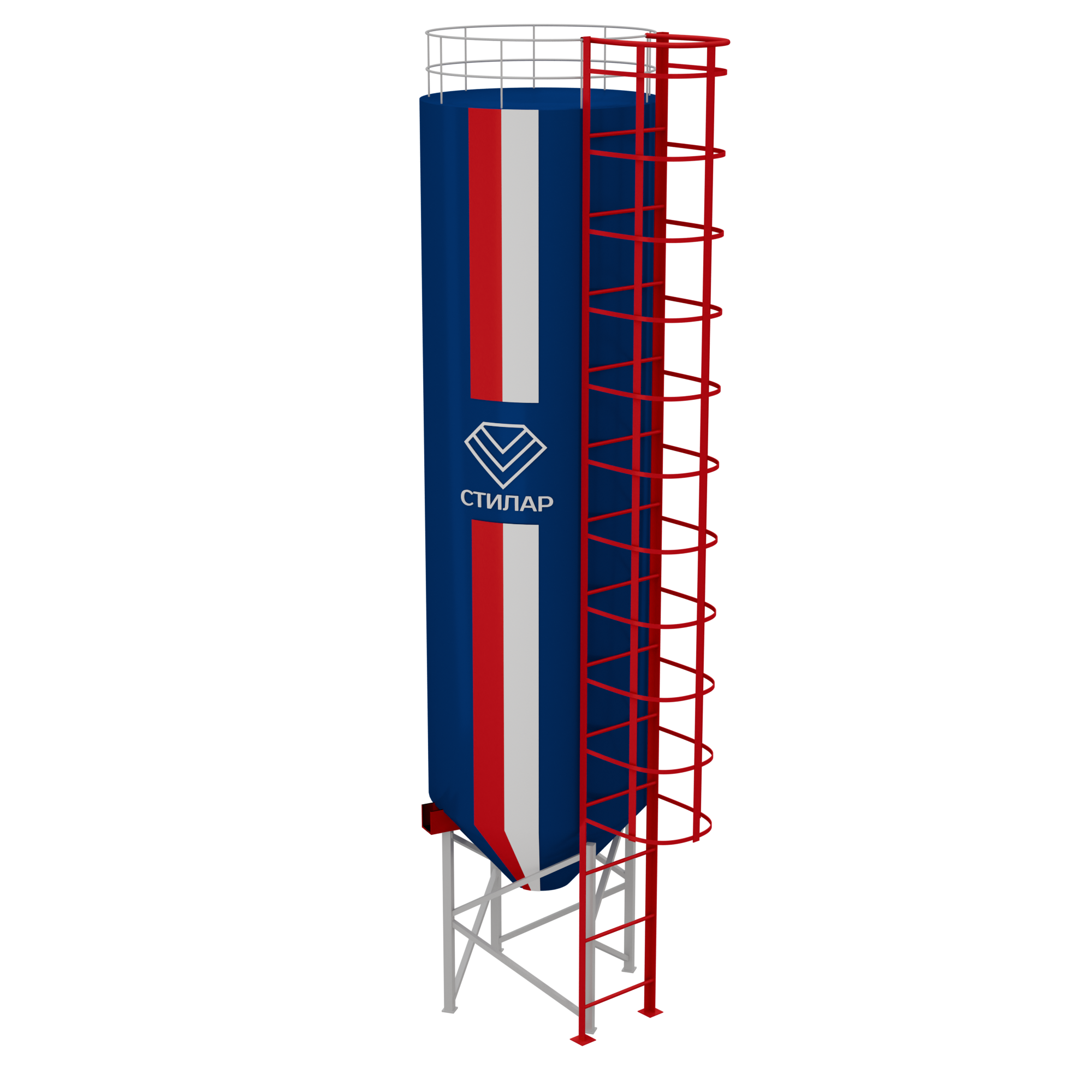 Цельносварный силос для зерна 700 м³ от производителя